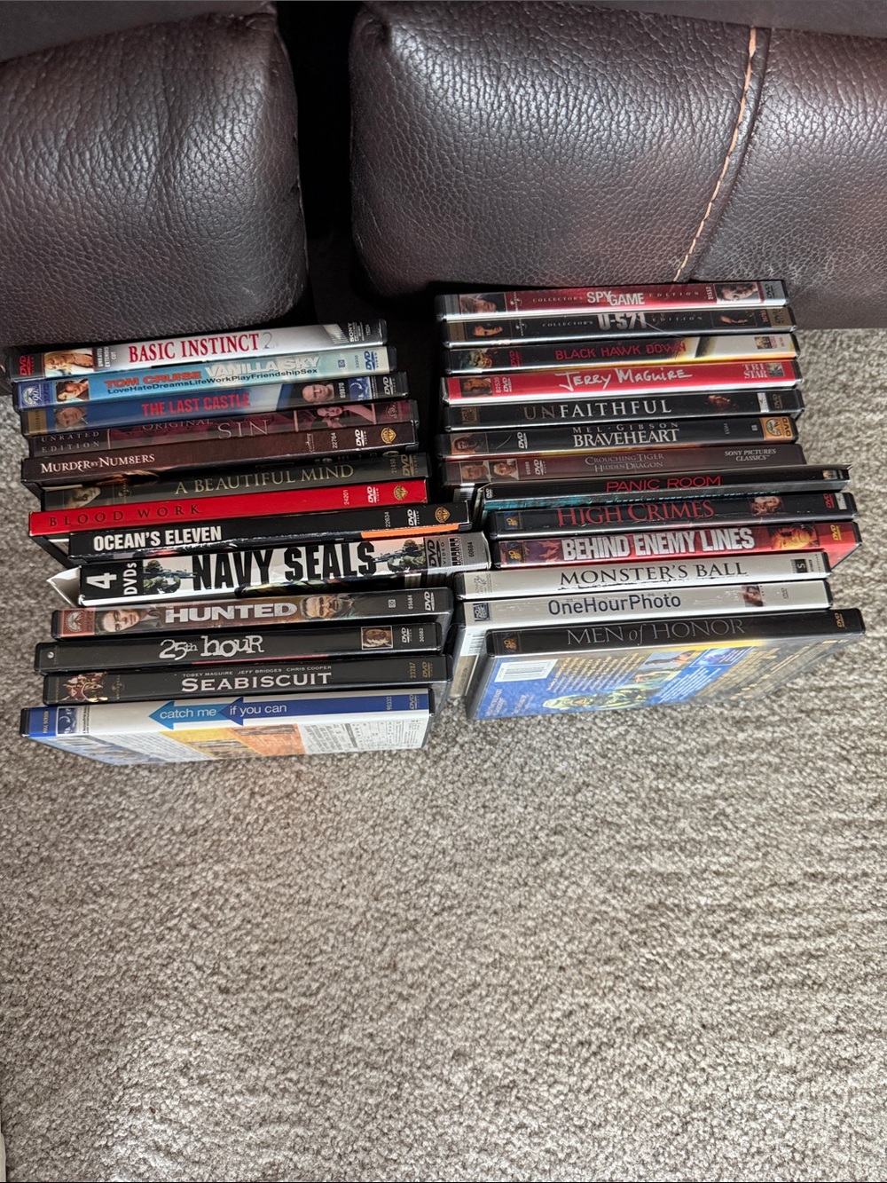 26 assorted DVDs action/drama
